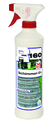 Außenreinigung von Naturstein und Fliesen bei Terrassen, Wege, Einfahrten. Grünbelag und weiteres Reinigen mit HMK R160 Schimmel-Ex von MoellerStoneCare
